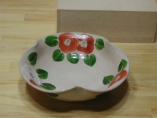椿　菓子鉢